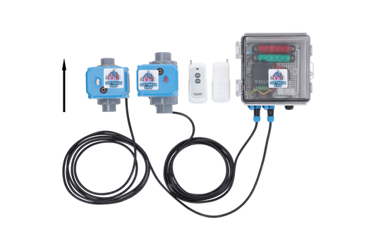 Softwash Chemical Remote 1/2 inch + 1 inch = 2 valve system