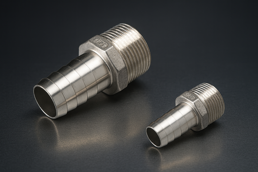 Slangaansluiting in RVS 316 topkwaliteit!