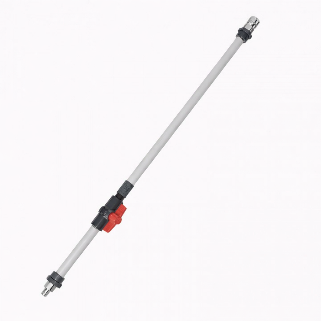 Softwash lans in pvc en quick connection in roestvrijstaal