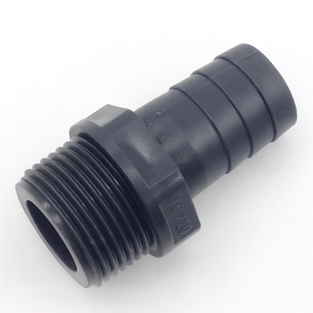 Slangpilaar in 1/2 - 3/4 - 1 inch schroefdraad met slang 8 - 10 - 12 mm