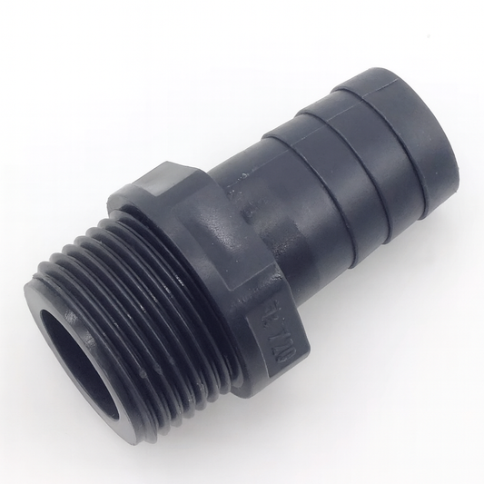 Slangpilaar in 1/2 - 3/4 - 1 inch schroefdraad met slang 8 - 10 - 12 mm