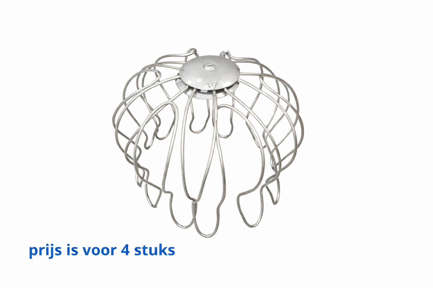 Spinbol voor afvoer dakgoot - 80 mm - RVS - Roestvrij staal!
