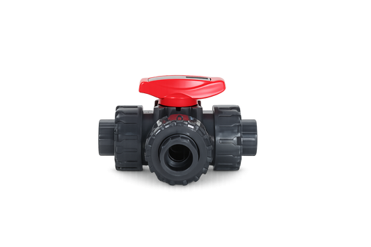 3-weg kraan voor Softwash/chemical gebruik.