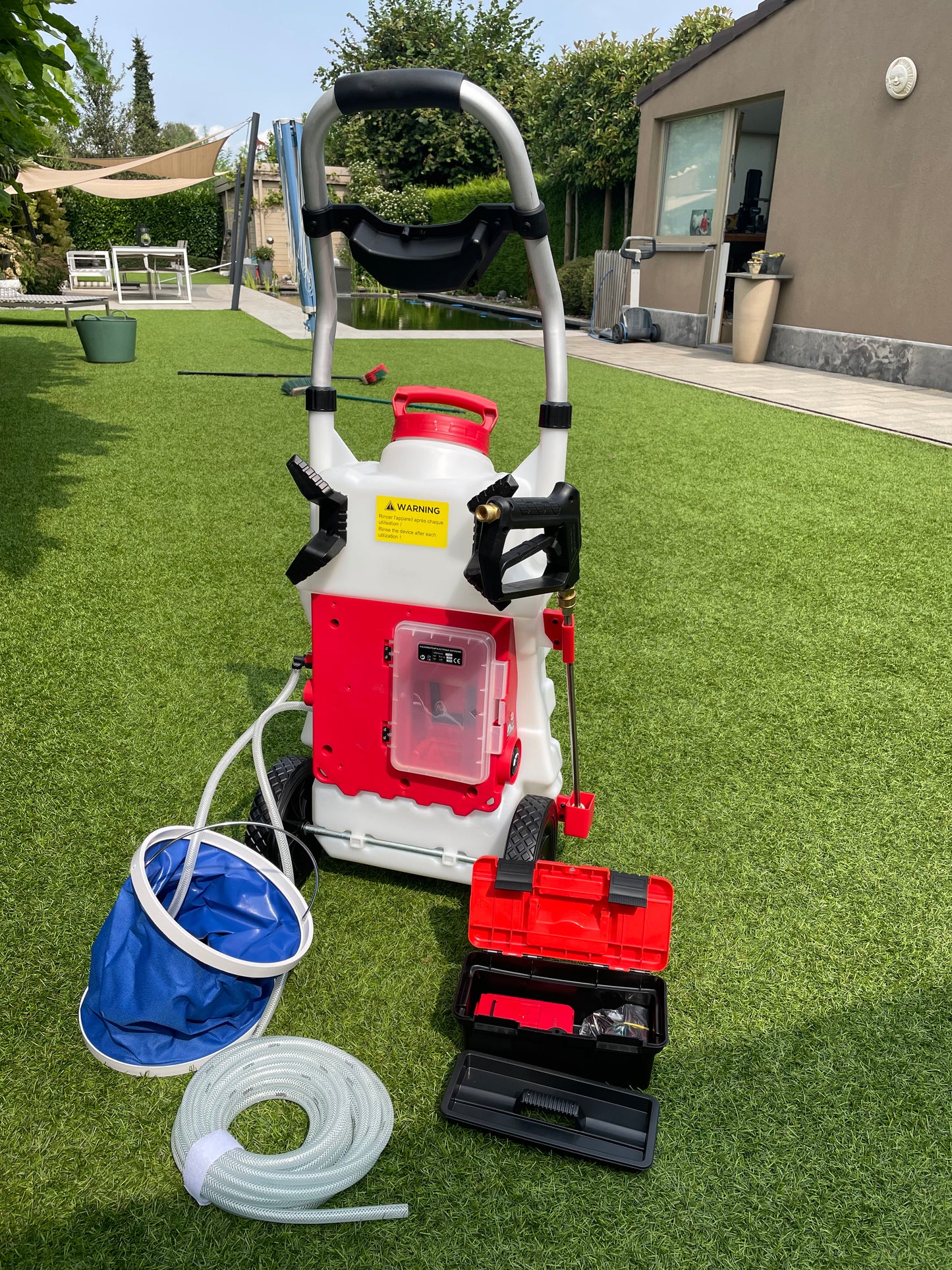 Pro Sprayer - Softwash elektrische sprayer met batterij.