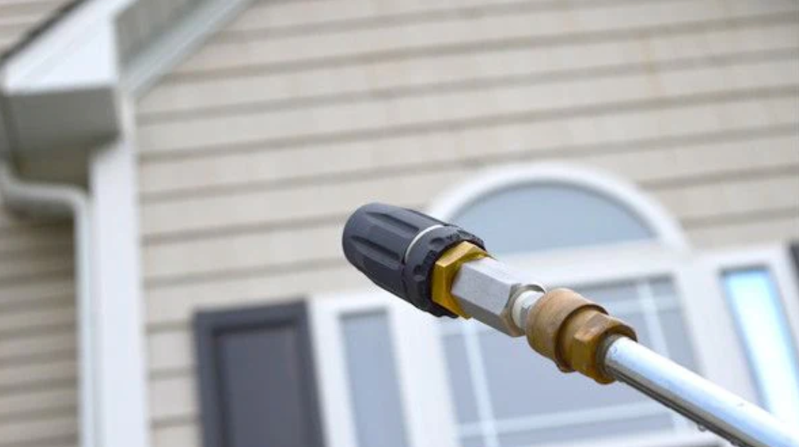 Softwash verstelbare sproeikop 3 - 7 gpm - 1/4 inch connectie.