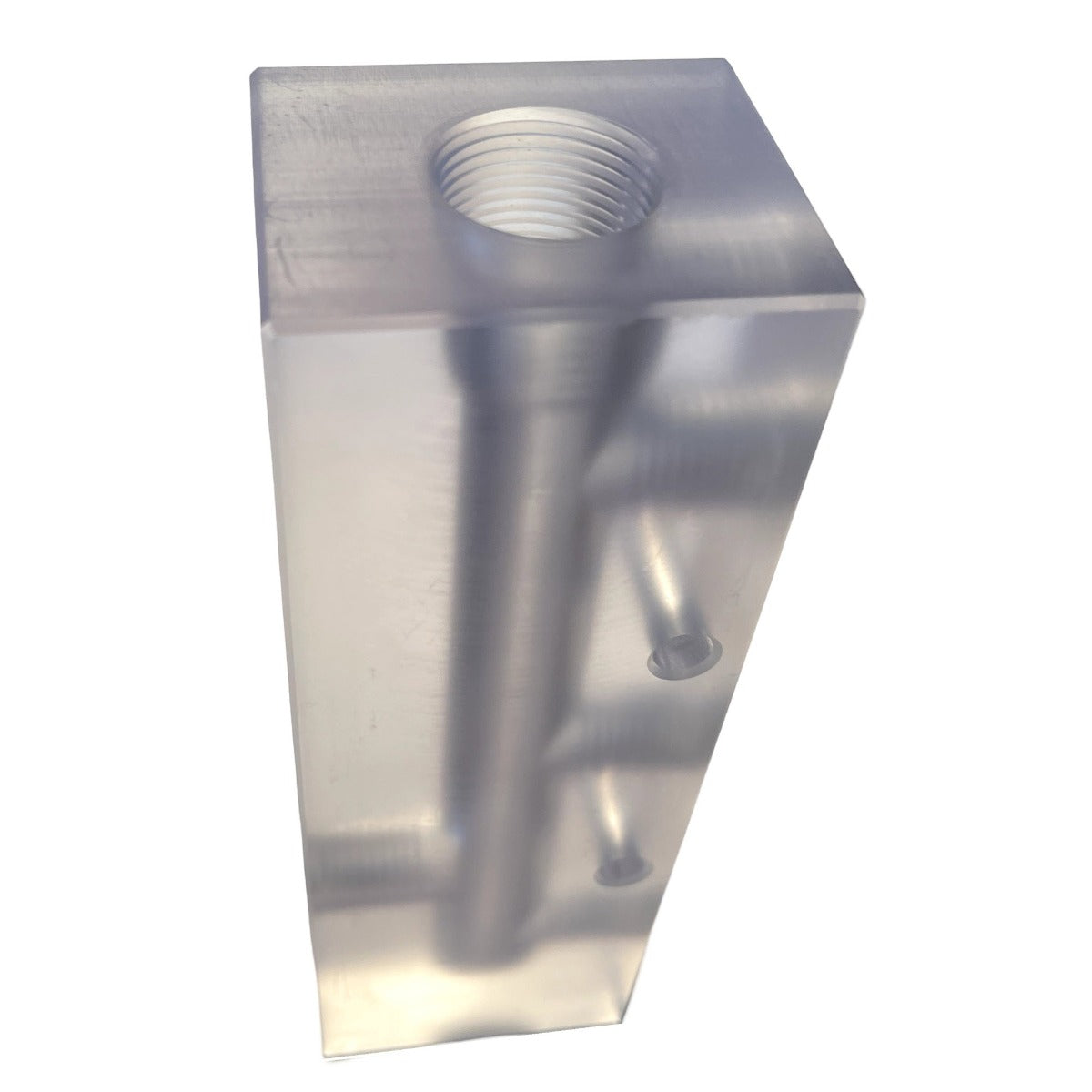 Transparant mix block voor de softwash mengkraan