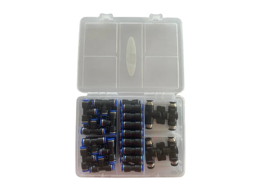 Push-in 8 mm recht Push-in kraan versie